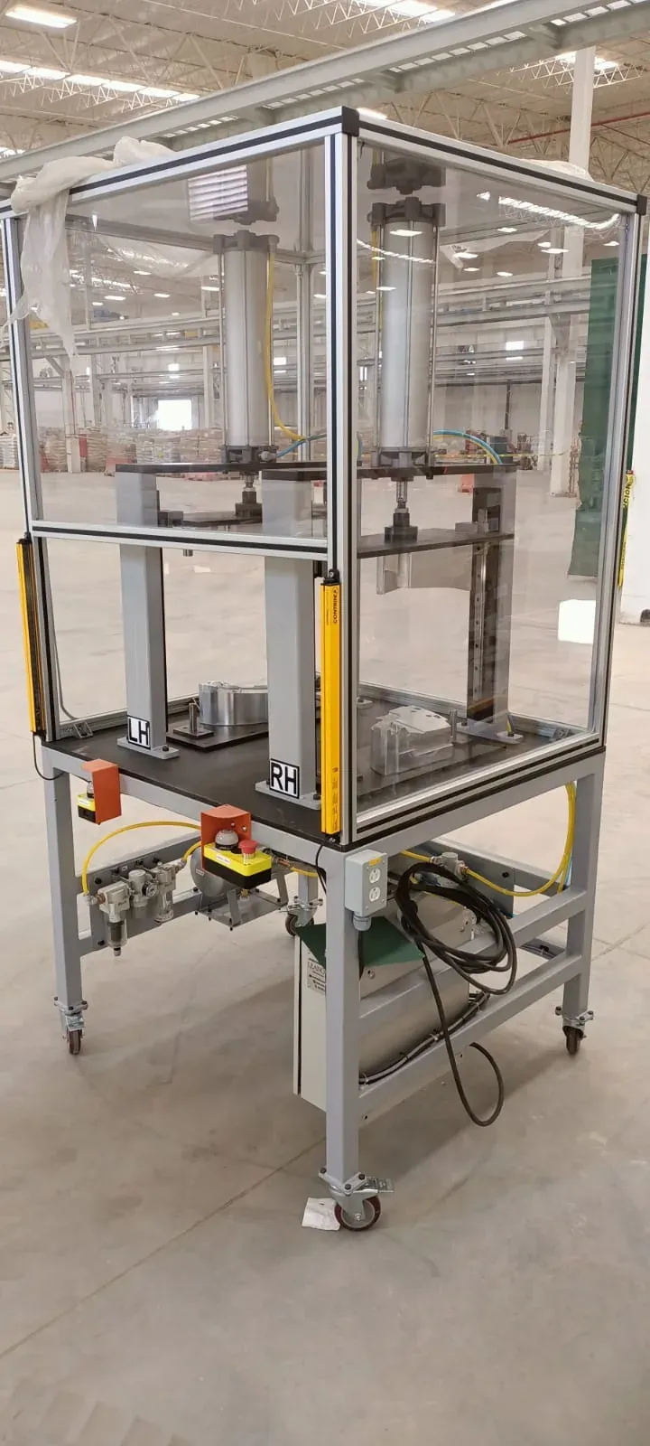 Estación de subensamble en perfil de aluminio